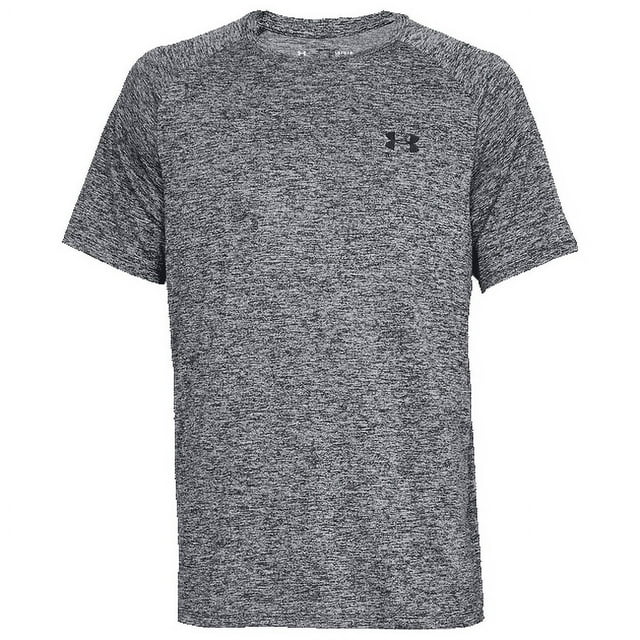Under Armour Men's Relaxed Fit Moisture Wicking Tech Tee Shirt, 1326413 (Dark Gray, XL)