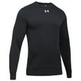 thumbnail image 1 of Under Armour 1302159 Men's Hustle Fleece Crewneck Sweatshirt - Black White, 1 of 4