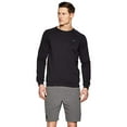 thumbnail image 1 of Under Armour Men's Rival Fleece Crew, Black (001)/Black, Small, 1 of 3