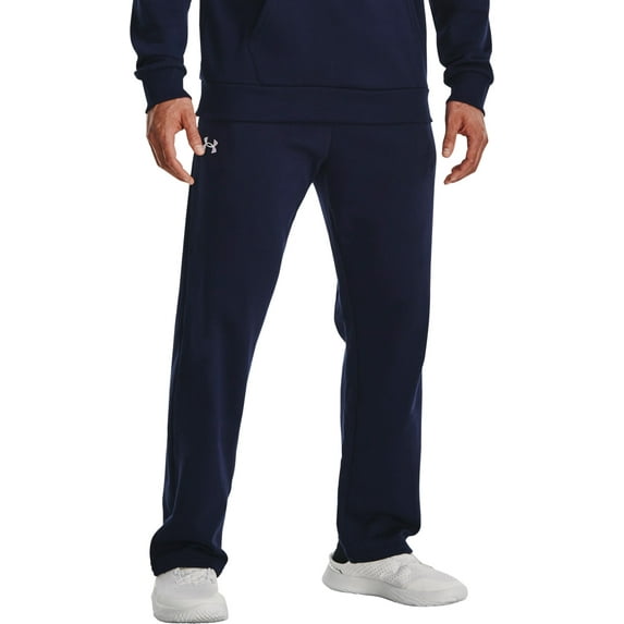 Big & Tall Under Armour Rival Fleece Sweatpants Color: Midnight Navy White Size: 3XL TALL