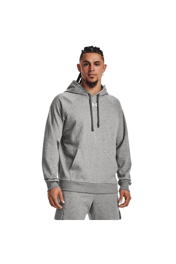 Men's Rival Fleece Pullover Hoodie (Castlerock Light Heather,Men,S)