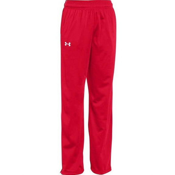 Under Armour Men's Rival Knit Warm Up Pants Small Red White