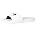 thumbnail image 1 of Under Armour Men's Ansa Fix Slide Sandal White/White/Black - 3023761-103, 1 of 9