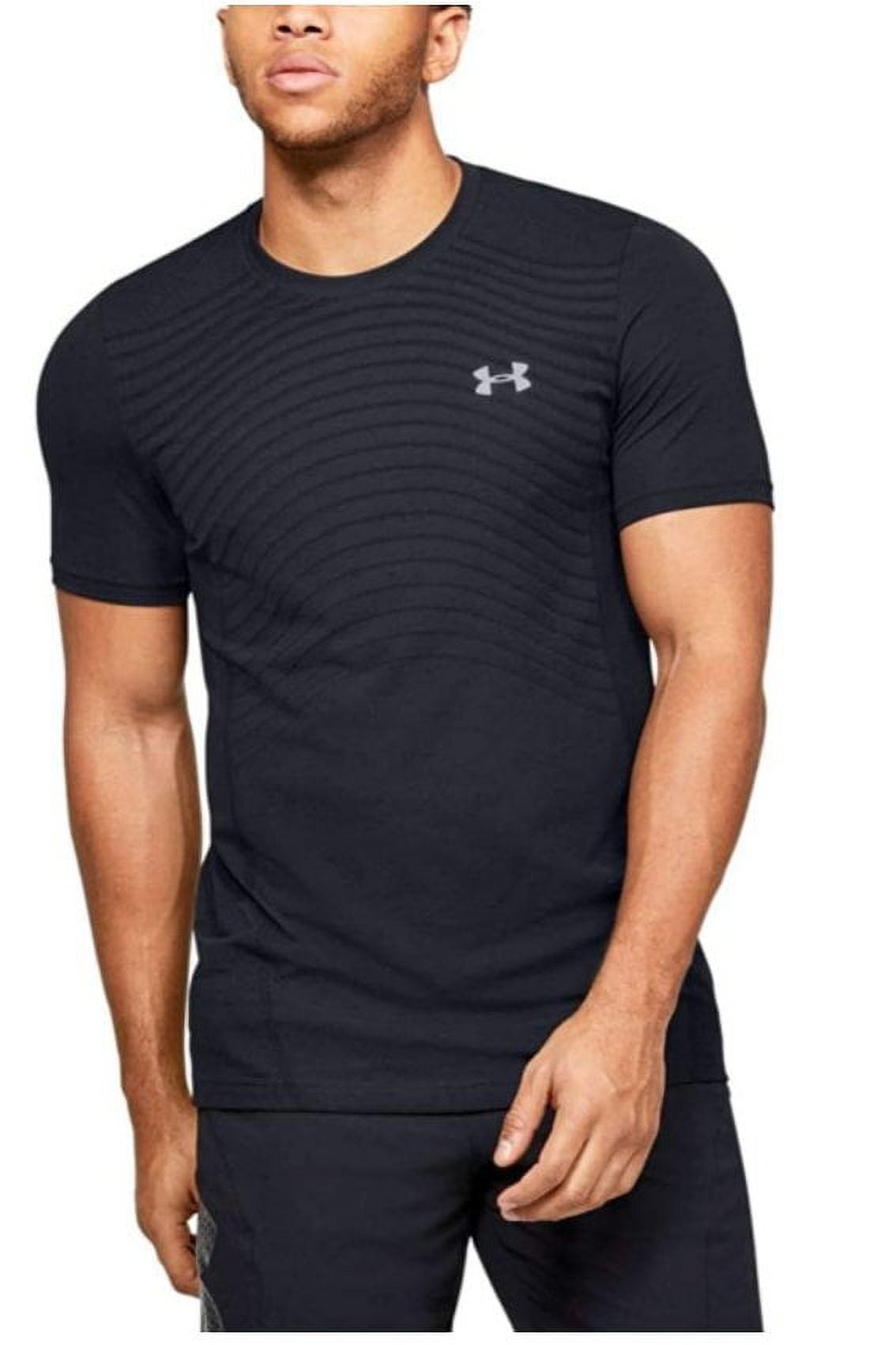 Under Armour Men's Seamless Novelty Short Sleeve T-Shirt, Black