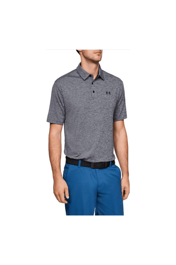 Men's Short Sleeve Playoff 2.0 Golf Polo , Gray/Black, Sz Large