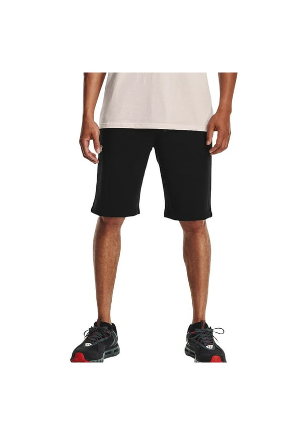 Men's Shorts UA Rival Fleece Drawstring Waist Athletic Shorts, Black, L