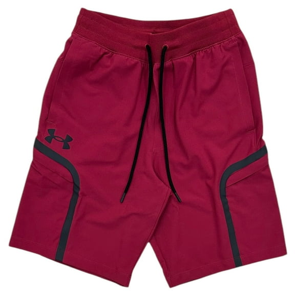 Under Armour Men's Sportstyle Elite Activewear Cargo Shorts (Medium, Burgundy)