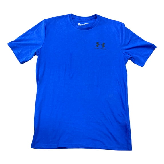 Under Armour Men's Sportstyle Left Chest Short Sleeve Heat Gear T-Shirt (Royal Blue, XL)