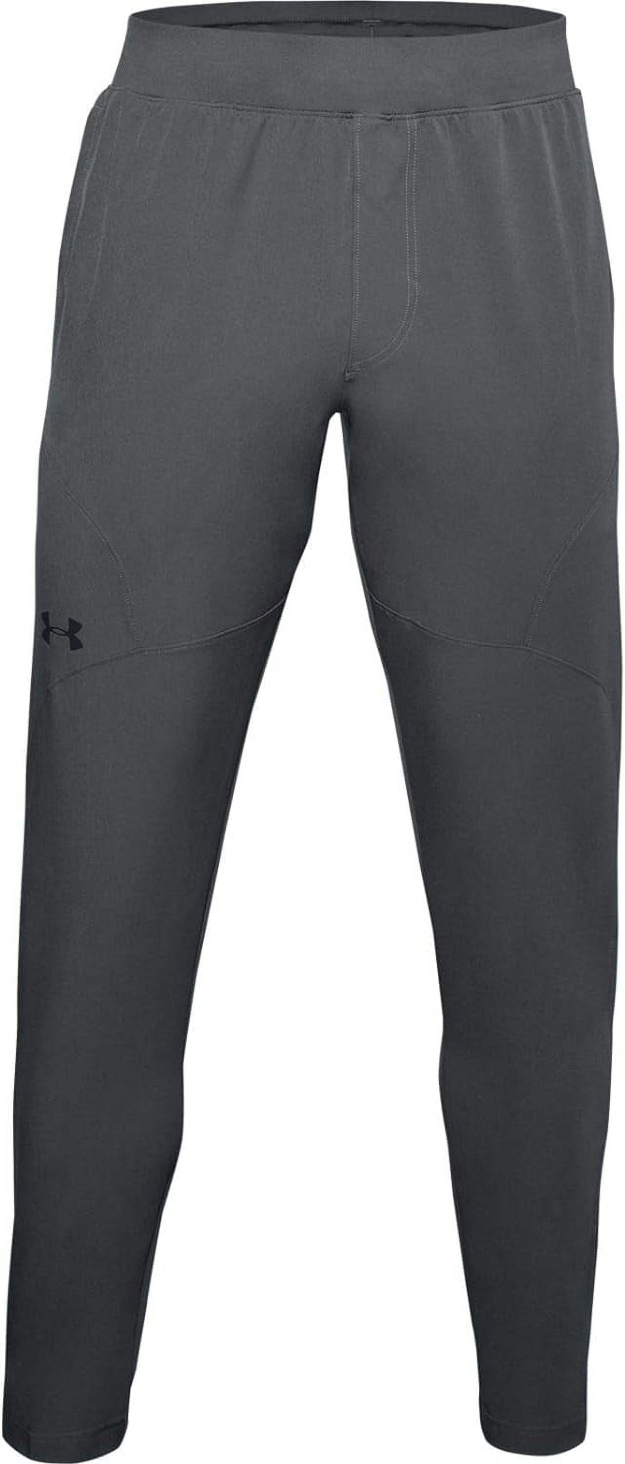Under Armour Men s Standard Stretch Woven Utility Tapered Workout Pants Pitch Gray 012 Black Large Walmart