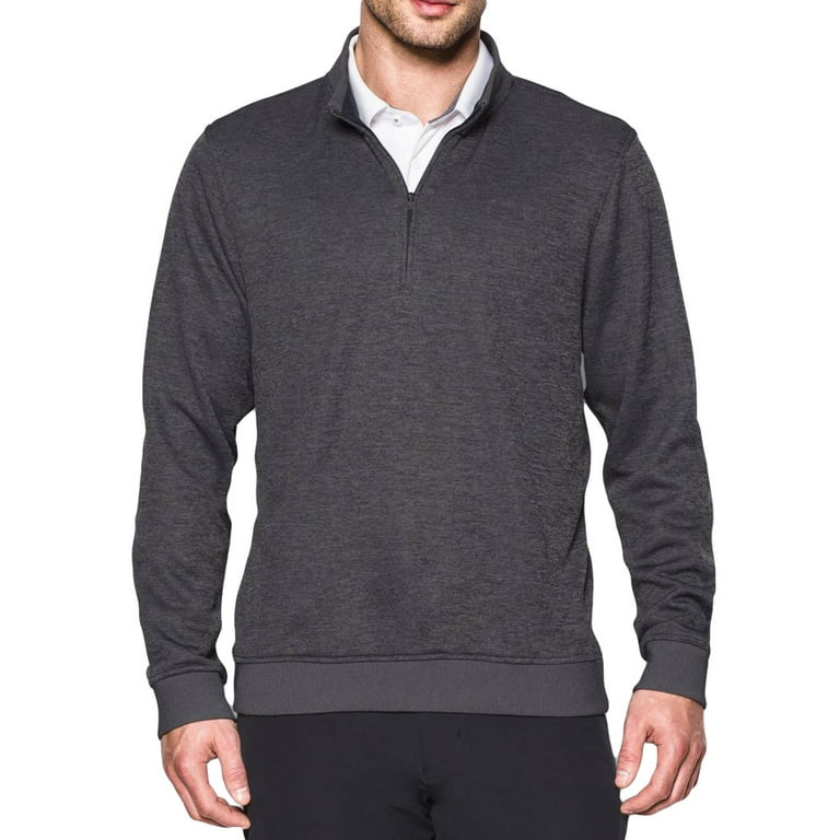 Under Armour Men s Storm 1 4 Zip Golf SweaterFleece 1281267 Carbon Heather S