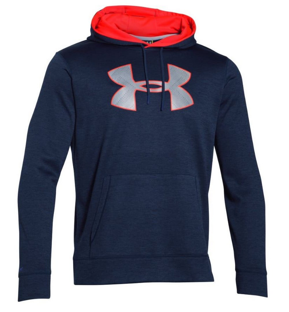 Under Armour Men s Storm Fleece Twist Big Logo Hoodie Academy 1259778 409 M