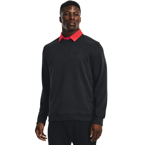 Under Armour Men's Storm Sweaterfleece Crew Golf Pullover Black Xl
