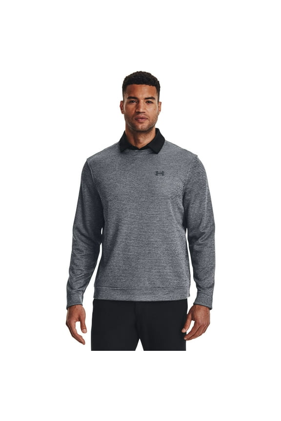 Men's Storm Sweaterfleece Crew Golf Pullover Grey 2Xl