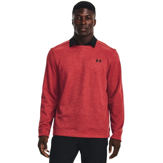 Under Armour Men's Storm Sweaterfleece Crew Golf Pullover Red M