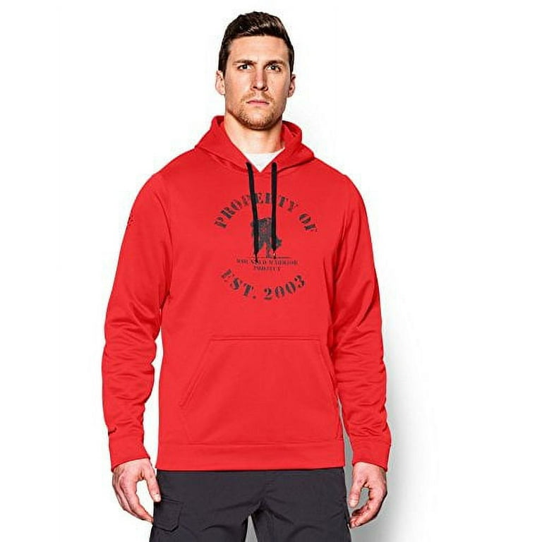 Under Armour Men s Storm WWP Property Of Hoodie Rocket Red X