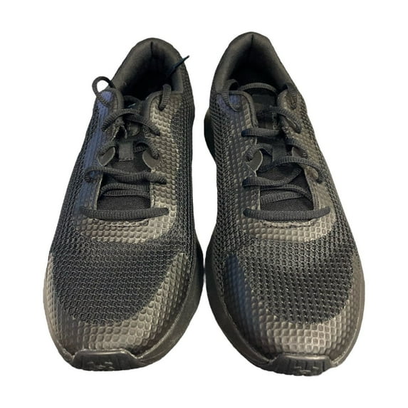 Under Armour Men's Surge 3 Breathable Mesh Running Shoe (Black, 10)