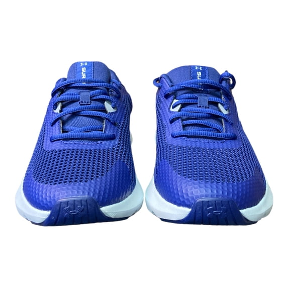 Under Armour Men's Surge 3 Breathable Mesh Running Shoe (Sonar Blue/Halo Gray, 11)