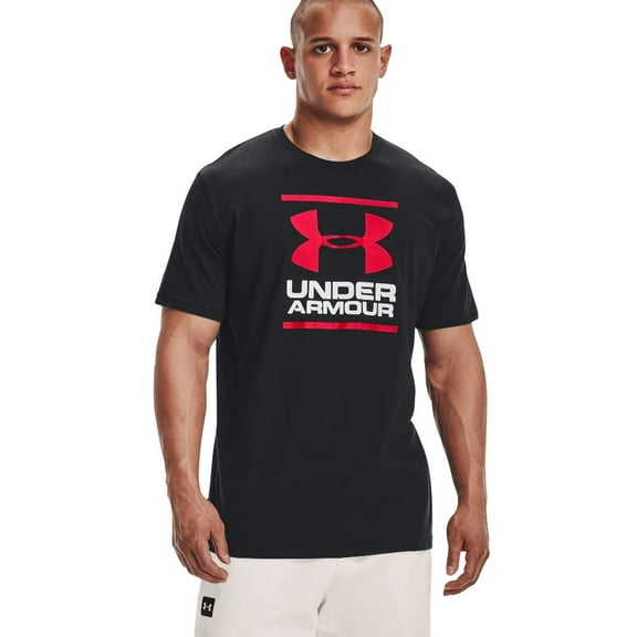 Under Armour Men's T-Shirt GL Foundation Boxed Athletic Crew Neck Tee 1326849, Black / White, L