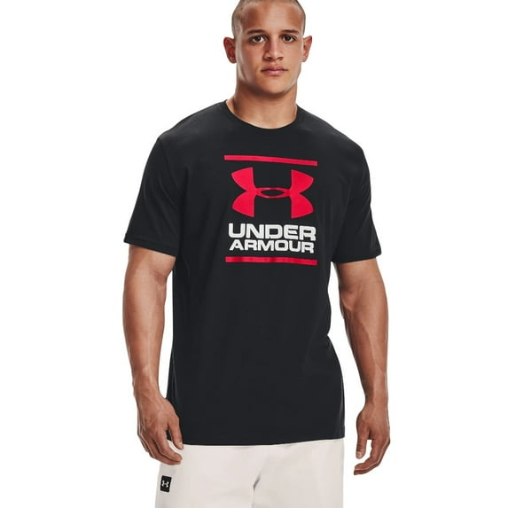 Under Armour Men's T-Shirt GL Foundation Boxed Athletic Crew Neck Tee 1326849, Black / White, XL