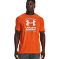 thumbnail image 1 of Under Armour Men's T-Shirt GL Foundation Boxed Athletic Crew Neck Tee 1326849, Orange / White, L, 1 of 2
