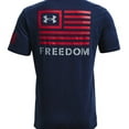 thumbnail image 1 of Under Armour Men's T-Shirt UA Freedom Banner Short Sleeve Graphic Tee 1370818, Navy, L, 1 of 2