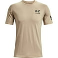 thumbnail image 1 of Under Armour Men's T-Shirt UA Freedom Flag Athletic Short Sleeve Tee 1370810, Sand / Black, 2XL, 1 of 9