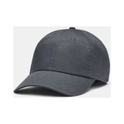 Under Armour Mens Team Blank Chino Adjustable Cap 1369785-012 Pitch Gray OSFM