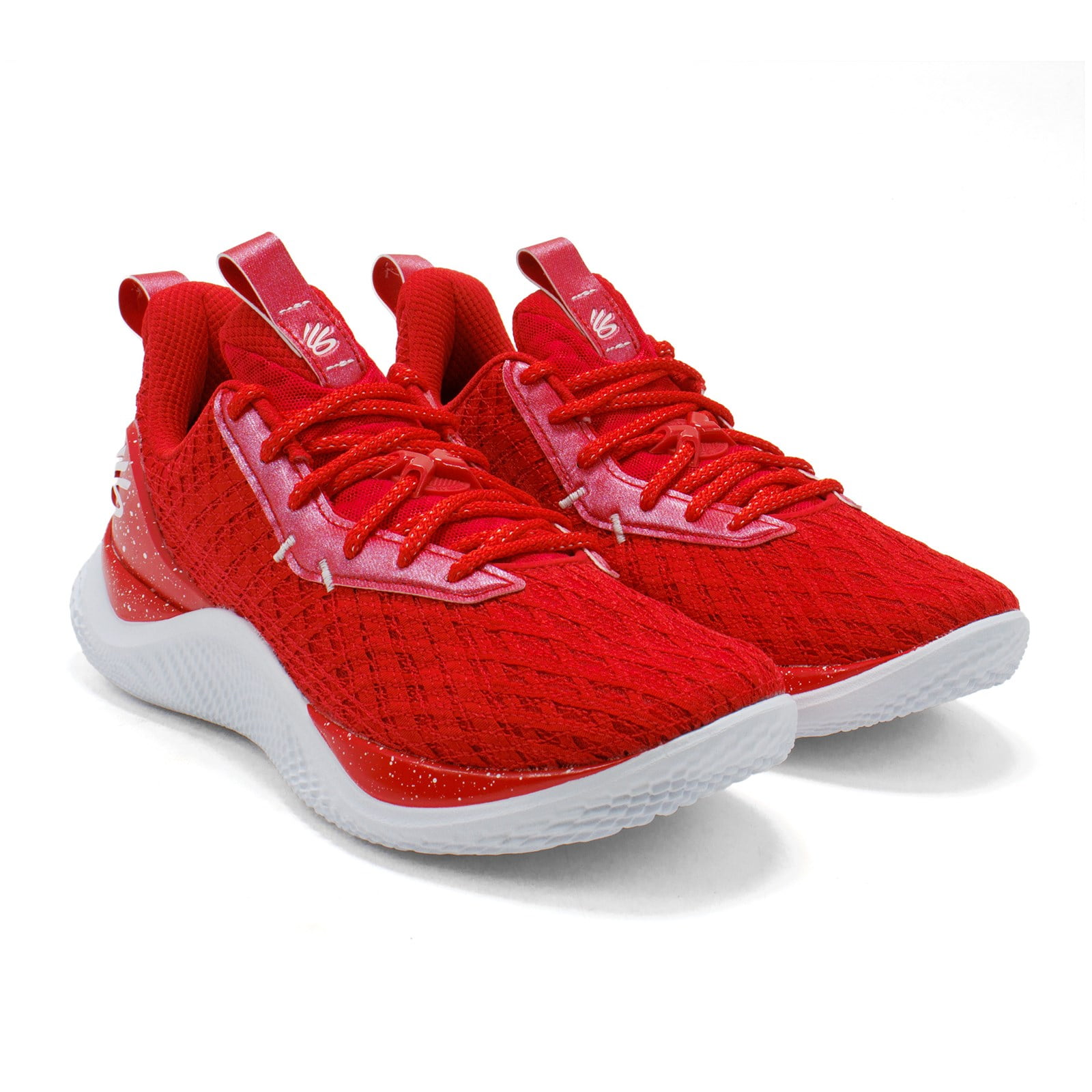 Under Armour Men's Team Curry 10 Basketball Shoes, Red,11.5
