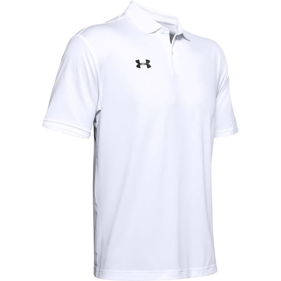 Under Armour Mens Team Performance Polo White 2XL
