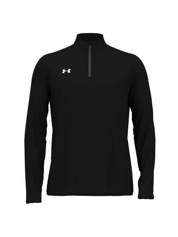 Men's Team Tech 1/4 Zip Loose Black Long-Sleeve Shirt
