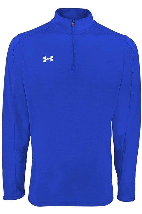 Men's Team Tech 1/4 Zip Loose Royal Blue Long Sleeve Shirt (M)