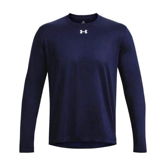Under Armour Men's Team Tech Loose Midnight Navy Long-Sleeve Shirt (L)