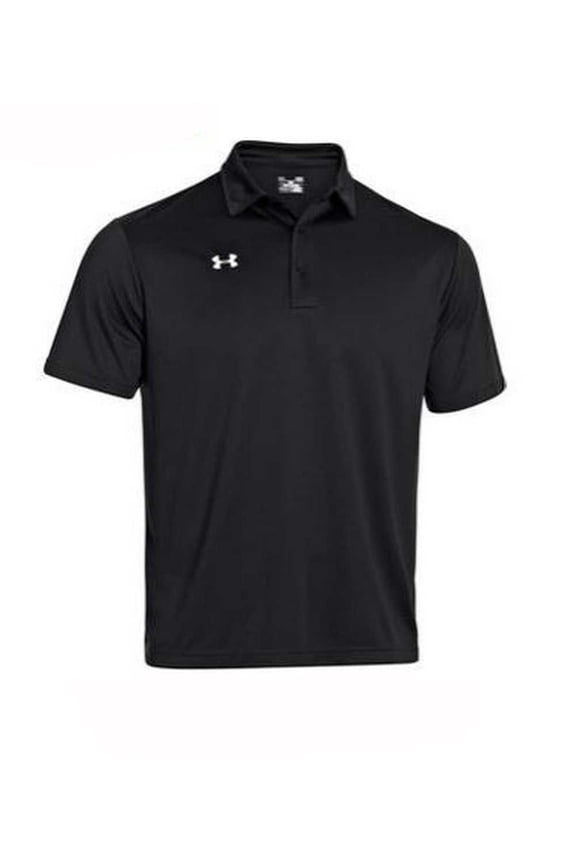 Men's Team's Armour Polo Golf Shirt, 1246240 (Black, S)
