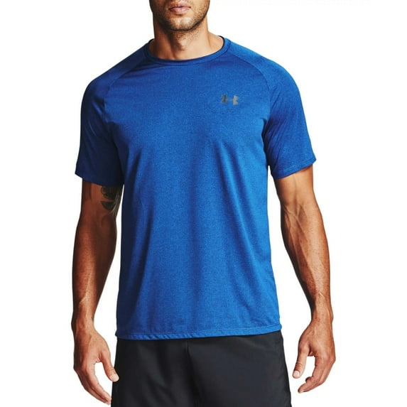 Under Armour Men's Tech 2.0 Athletic T-Shirt Training UA Short Sleeve Tee, Royal, 2XL