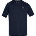 thumbnail image 1 of Under Armour Men's Tech 2.0 Short Sleeve T-Shirt Blue Size Large, 1 of 4
