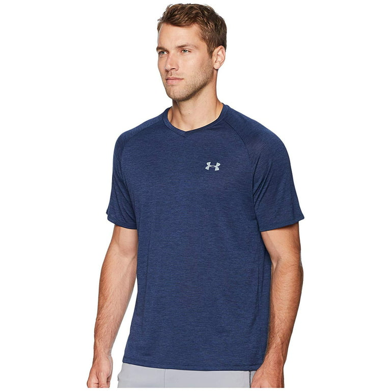 Under Armour Men's Tech 2.0 V-Neck Short-Sleeve T-Shirt , Academy Blue  (408)/Steel , XX-Large