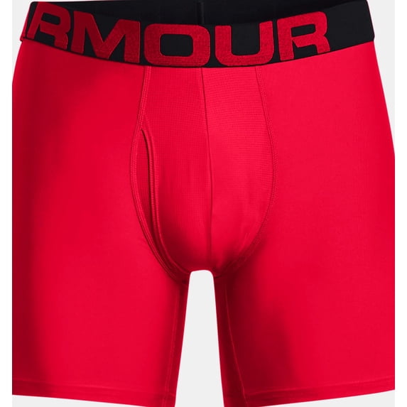 Under Armour Men's Tech Boxerjock 2 Pack Red Size X-Large