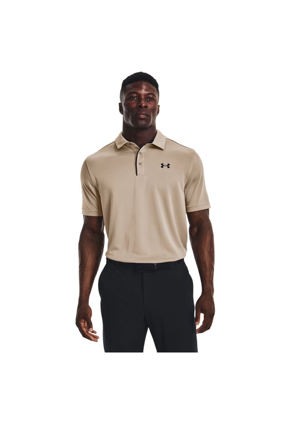 Men's Tech Golf Polo, (236) Sahara / / Black, X-Large Tall