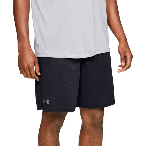 Under Armour Men's Tech Mesh 9\&q; Shorts (Black/Pitch Gray, XLT)