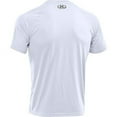 thumbnail image 1 of Under Armour Men's UA Tech Short Sleeve T-Shirt - White/Black XL, 1 of 4