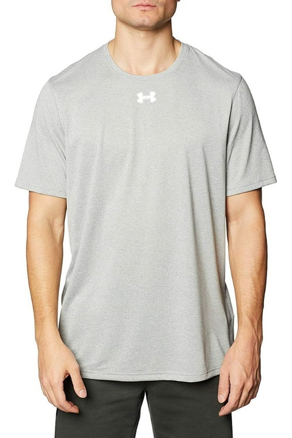 Men's Tech Team Sleeveless T-Shirt (Mod Gray Light Heater, Large)