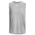 thumbnail image 1 of Under Armour Men's Tech Team Sleeveless T-Shirt (Mod Gray Light Heater, Small), 1 of 2