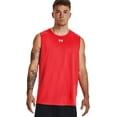 thumbnail image 1 of Under Armour Men's Tech Team Sleeveless T-Shirt (Red, Large), 1 of 2