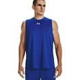 thumbnail image 1 of Under Armour Men's Tech Team Sleeveless T-Shirt (Royal, XX-Large), 1 of 2
