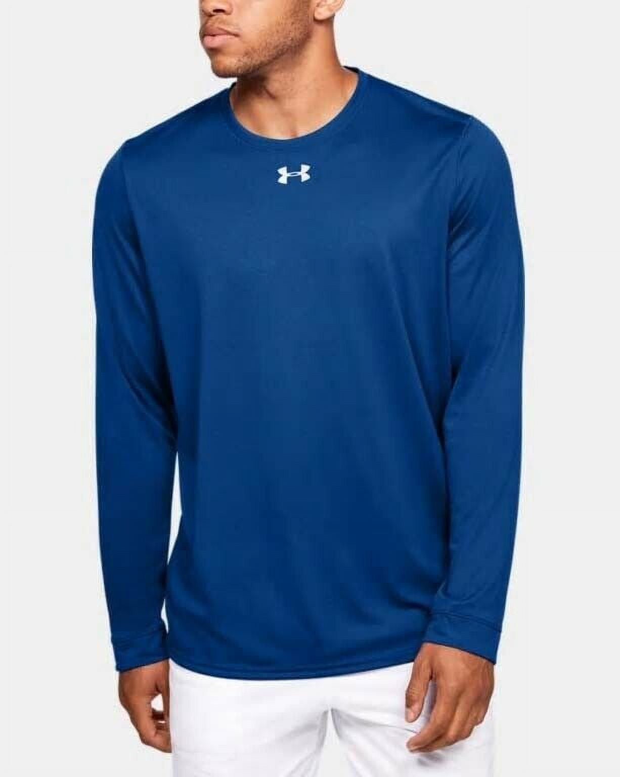 NWT Under Armour Mens SZ MED All Season Gear Loose Fit Blue/ Gray Thermal  Shirt