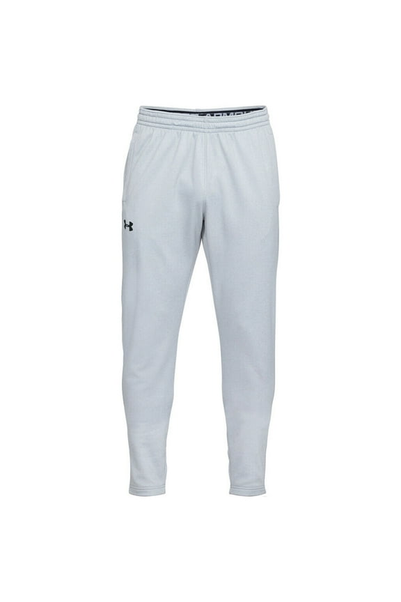 Men's UA Armour Fleece Jogger Straight Leg Athletic Pants, Steel Light Heather, XL