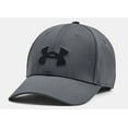 thumbnail image 1 of Under Armour Men's UA Blitzing Adjustable Cap 1376701-012 Pitch Gray/Black OSFM, 1 of 3