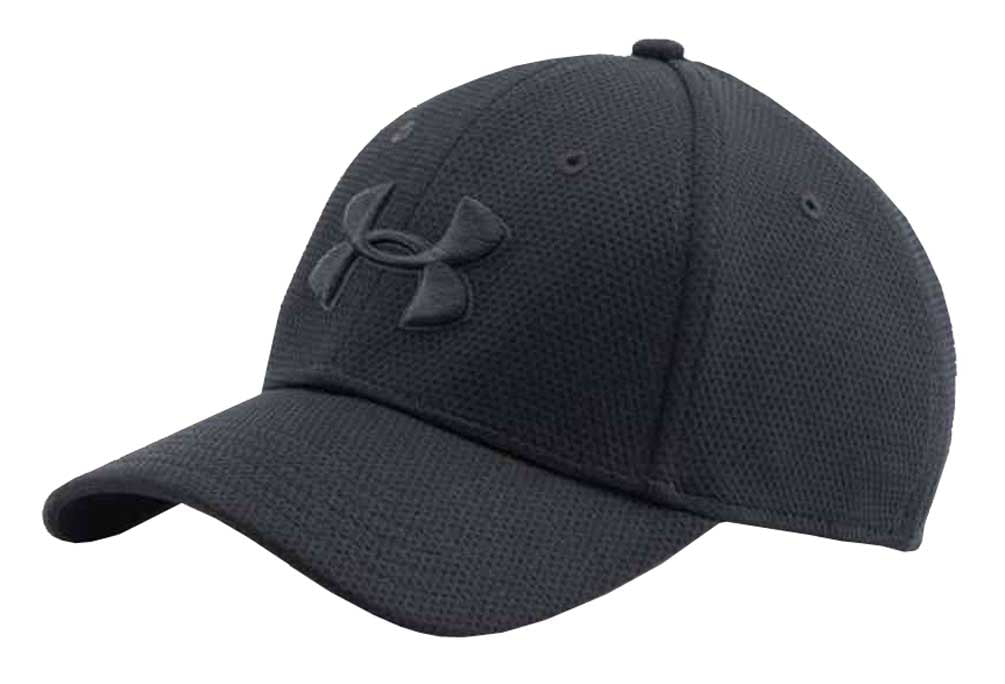 Under Armour Men's UA Blitzing II Stretch Fit Baseball Cap Hat (Heron Blue,  M/L) 