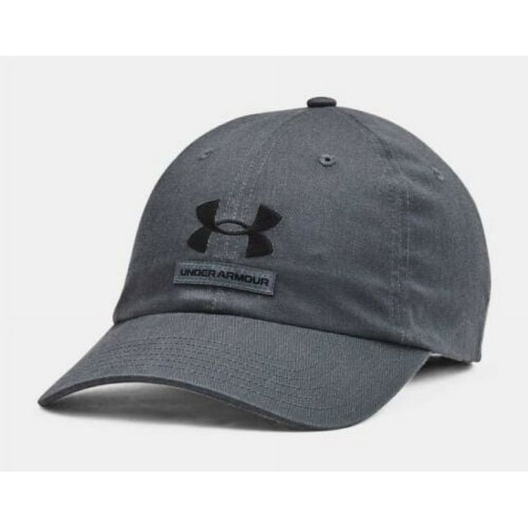 Under Armour Men's UA Branded Hat 1369783-012 Pitch Gray OSFM