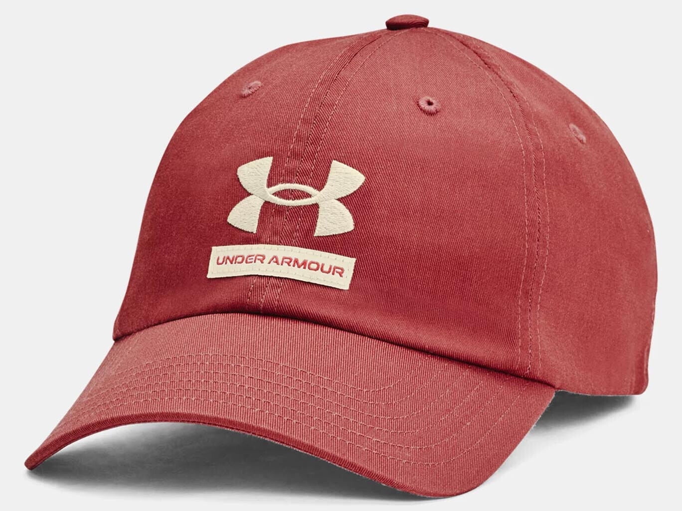 Under Armour Men s UA Branded Hat 1369783 611 Sedona Red OSFM Walmart
